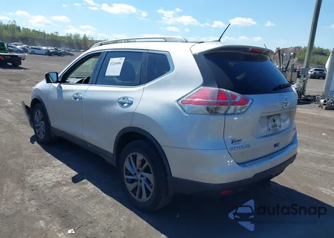 2016 Nissan Rogue Sl из США, поврежденный, VIN 5N1AT2MV5GC742346
